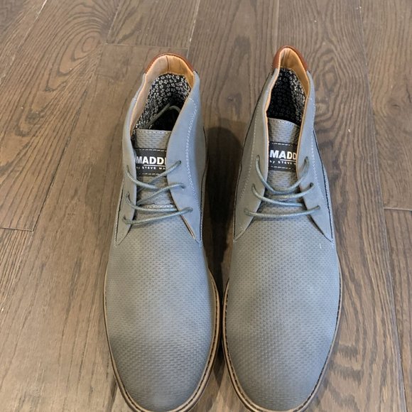 Madden M-GRIZEE Chukka Boot Men\'s Size 11.5 Grey Suede main image 4